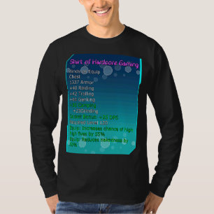 T-shirt Épic Hardcore Jeux Stats