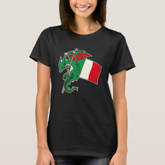 T-shirt Epic Italian Dragon Proud Italy Flag