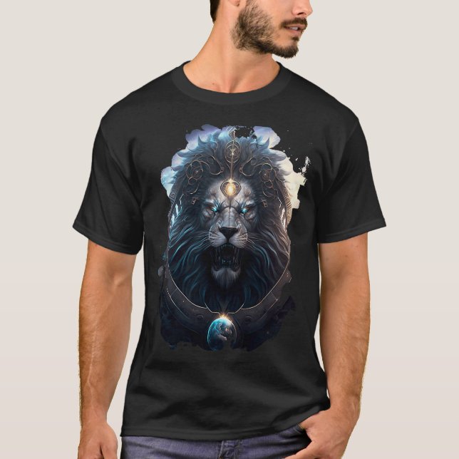 T-shirt Epic Leo le signe zodiaque de la force 1 (Devant)
