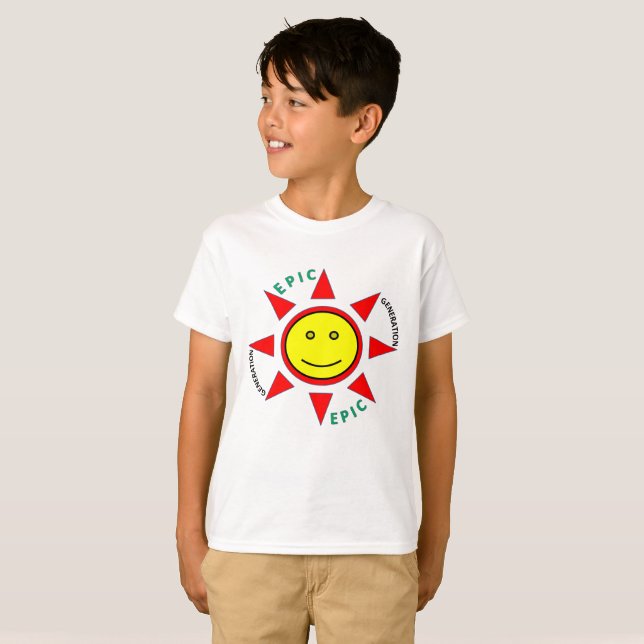 T-shirt EPIC pour garçons (Devant entier)
