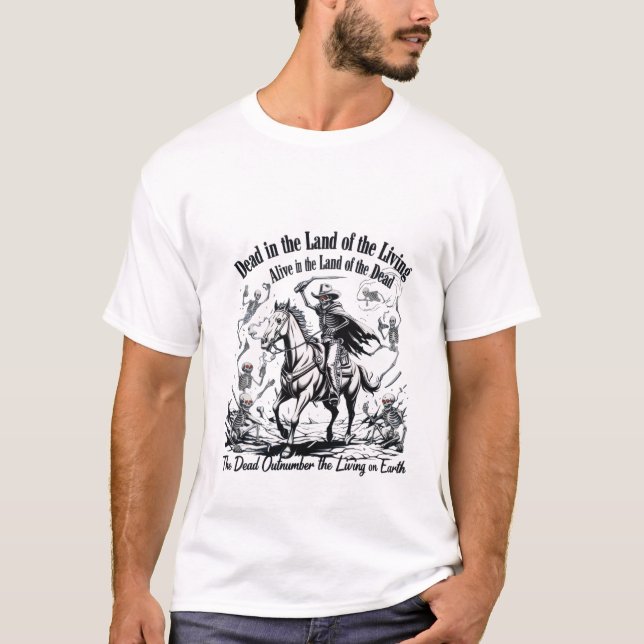 T-shirt Epic Skeleton Graphic Tee - Skull Design (Devant)