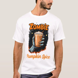 T-shirt Épice citrouille carburant Zombie
