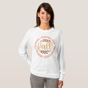 T-shirt Épice citrouille Chute confortable