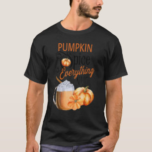 T-shirt Épice citrouille Et Tout Nice Automne Femme Fille