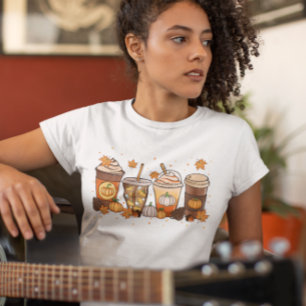 T-shirt Épice citrouille Latte automne