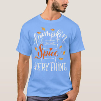 T-shirt Épice citrouille Tout L'Automne Feuilles Automne L