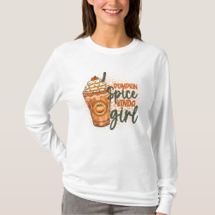 T-shirt Épice citrouille Type De Fille