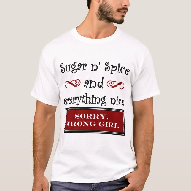 T-shirt Épice de n de sucre (Devant)