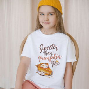 T-shirt Épice Plus Doux Que Citrouille, Vibes D'Automne En