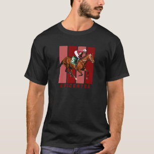 T-shirt Epicenter Horse Racing Pur Sang Del Mar Santa 