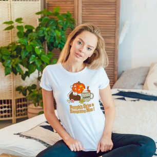 T-shirt Épices citrouilles et tout Nice automne automne au