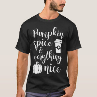 T-shirt Épices citrouilles Et Tout Nice Automne Mer D'Auto