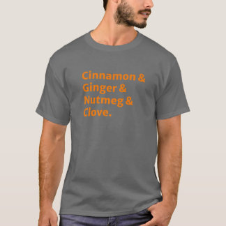 T-shirt Épices citrouilles Et Tout Nice Halloween Et Fa