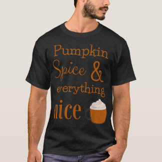 T-shirt Épices citrouilles et tout NiceBelle Automne Autom