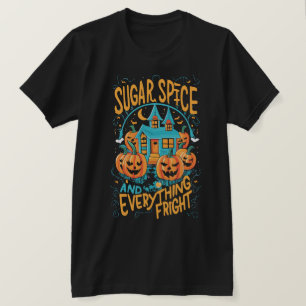 T-shirt Épices de sucre tout est effrayant