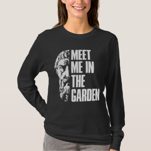 T-shirt Epicurus Me Rencontre Dans Le Jardin Hédoniste