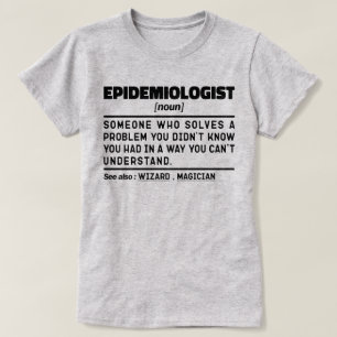 T-shirt Épidémiologiste Noun Epidémiologie amusante Étudia