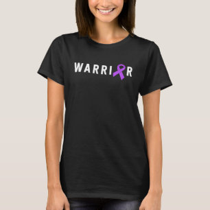 T-shirt Epilepsie Guerrier Hommes Papa Père Purple Ribbon
