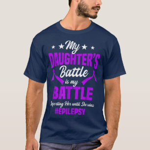 T-shirt Epilepsie Sensibilisation Ribbon Saisie Trouble Pa