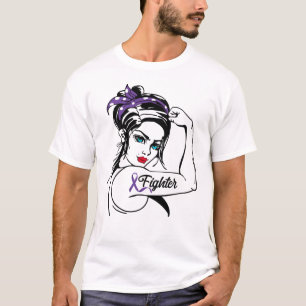 T-shirt Épilepsie Sensibilisation Rosie Riveter Fighter Ri