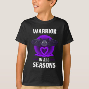 T-shirt Epilepsie Violet Sensibilisation Ribbon Guerrier B