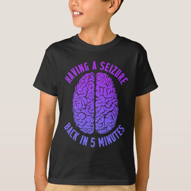 T-shirt Epilepsy Awareness Having Seizure Epileptic Warrio (Devant)