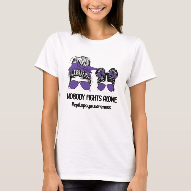 T-shirt Epilepsy Awareness Month | Epilepsy Warrior Family (Devant)