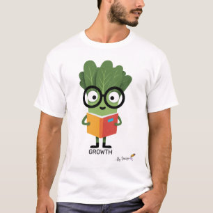 T-shirt Épinard avec des lunettes CROISSANCE - Sur mesur
