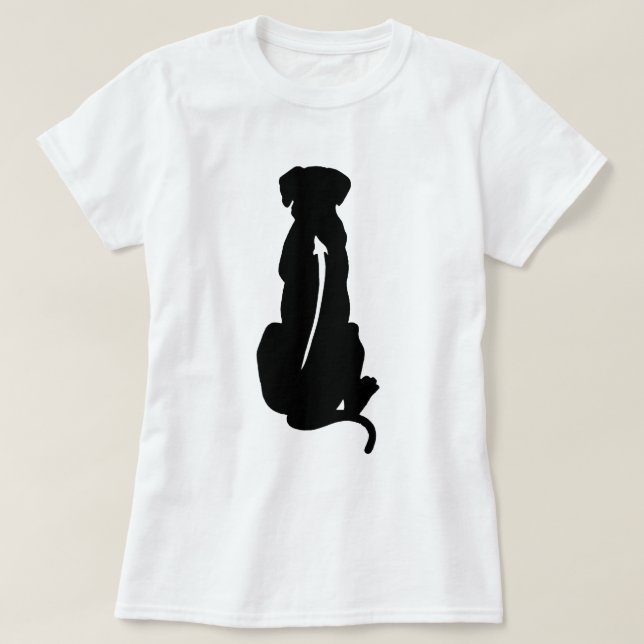 T-shirt Épine de race de chien de Rhodesian Ridgeback (Design devant)