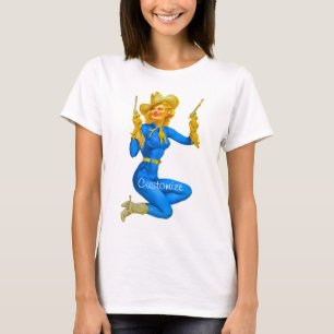 T-shirt Épinglette à pistolet à bille de la fille Thunder_
