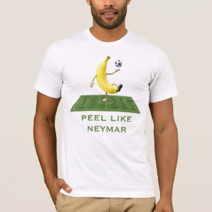 T-shirt Épluchez comme un champion drôle de football de ba