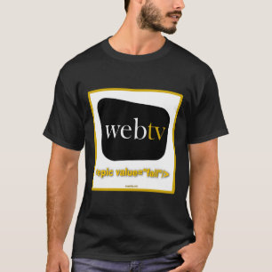 T-shirt Épopée : WebTV