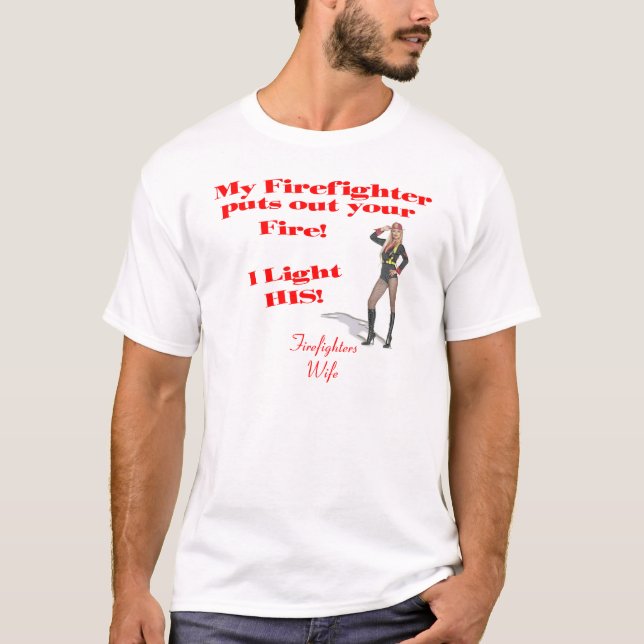 T-shirt Épouse 2 de sapeurs-pompiers (Devant)