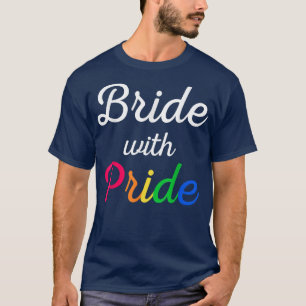 T-shirt Épouse avec Mariage lesbien Pride