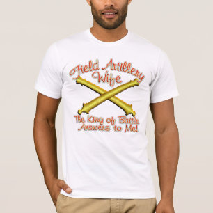T-shirt Épouse d'artillerie de campagne