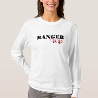 T-shirt Épouse de garde forestière (cursive)
