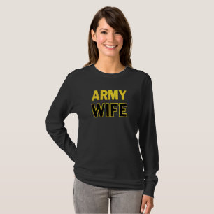 T-shirt Épouse de l'armée-épouse de militaire-épouse milit