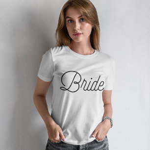 T-shirt Épouse de script cool
