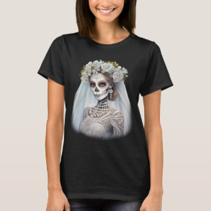 T-shirt Épouse d'horreur Vivre mort