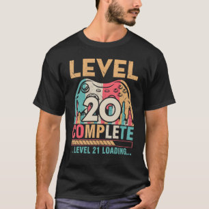 T-shirt Épouse mariée de Gamer Niveau 20 Niveau 2 complet