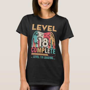 T-shirt Épouse mariée Gamer Niveau 18 Niveau 1 complet