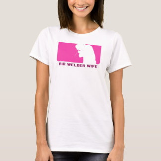 T-shirt Épouse "séries de soudeuse d'installation de ligue