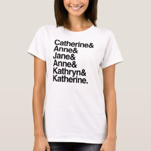T-shirt Épouses du Roi Henry VIII