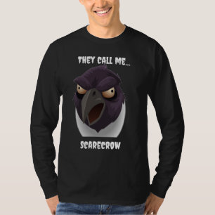 T-shirt Épouvantable. Bouzzard bleu dans un blizzard.