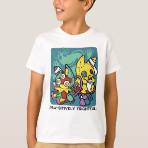 T-shirt Épouvantablement mignon Chats monstrueux Hallowe