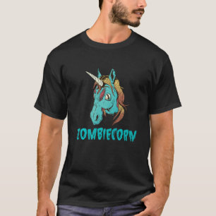 T-shirt Épouvantail de maïs zombie licorne zombie licorne