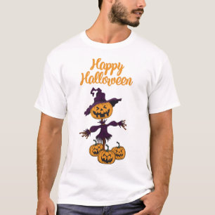 T-shirt Épouvantail joyeux Halloween