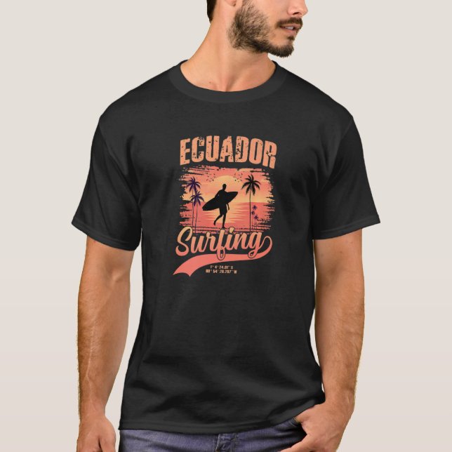 T-shirt Equateur Surf (Devant)