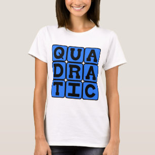 T-shirt Équation quadratique, mathématique