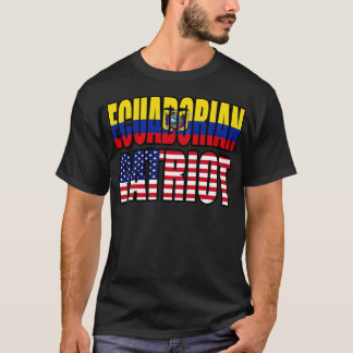 T-shirt Equatorien American Patriot Fierté Héritage Drapea